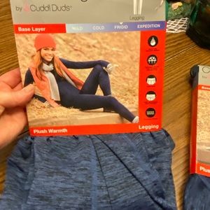 Cuddl Duds Climate Right Leggings Size XL.